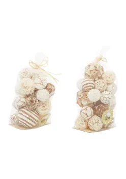 Best reviews of 👏 Coastal Dried Plant Orbs & Vase Filler - Set of 2 by Monroe Lane ✔️ -Monroe Lane Sales Belk 24715