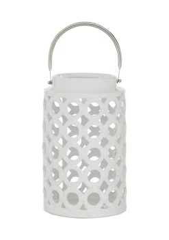 Best reviews of 🥰 Contemporary Ceramic Candle Lantern by Monroe Lane 🧨 -Monroe Lane Sales Belk 24735