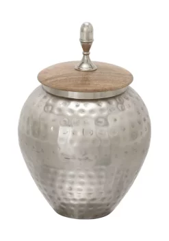 New โ Contemporary Metal Decorative Jars by Monroe Lane ๐