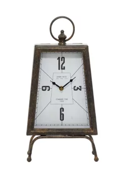 Coupon 🎁 Rustic Metal Clock by Monroe Lane 💯 -Monroe Lane Sales Belk 24741