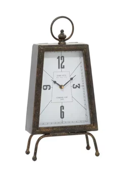 Coupon 🎁 Rustic Metal Clock by Monroe Lane 💯 -Monroe Lane Sales Belk 24742