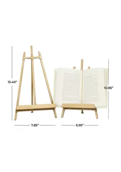 Discount 😀 Traditional Metal Easel - Set of 2 by Monroe Lane ✔️ -Monroe Lane Sales Belk 24761