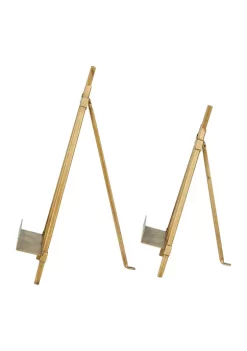 Discount 😀 Traditional Metal Easel - Set of 2 by Monroe Lane ✔️ -Monroe Lane Sales Belk 24762