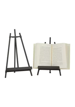 Discount 😀 Traditional Metal Easel - Set of 2 by Monroe Lane ✔️ -Monroe Lane Sales Belk 24764