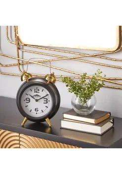 Buy ๐ฅ Traditional Stainless Steel Clock by Monroe Lane โญ