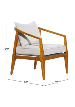 Promo 🔥 Contemporary Wood Accent Chair by Monroe Lane ✨ -Monroe Lane Sales Belk 24828