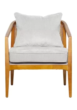 Promo 🔥 Contemporary Wood Accent Chair by Monroe Lane ✨ -Monroe Lane Sales Belk 24829