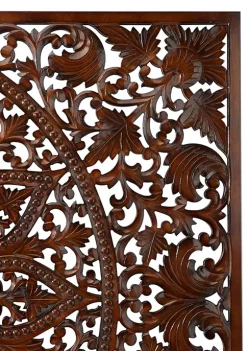 Wholesale 😍 Bohemian Wood Wall Decor - Set of 3 by Monroe Lane 👍 -Monroe Lane Sales Belk 24833