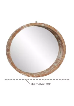 Brand new 🎉 Vintage Wood Wall Mirror by Monroe Lane ✨ -Monroe Lane Sales Belk 24861