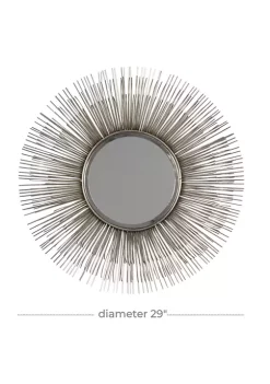 Best reviews of ✔️ Modern Metal Wall Mirror by Monroe Lane 🤩 -Monroe Lane Sales Belk 24903