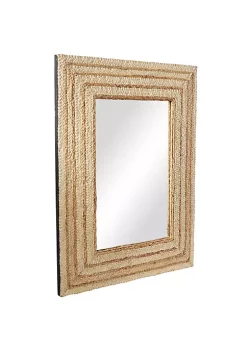 Best Sale 👏 Natural Wood Wall Mirror by Monroe Lane 🔔 -Monroe Lane Sales Belk 24910