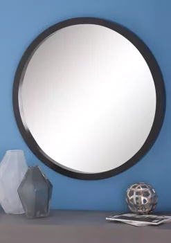 Best reviews of 👏 Contemporary Wood Wall Mirror by Monroe Lane 💯