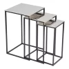 Best Sale 🔥 Contemporary Aluminum Accent Table - Set of 3 by Monroe Lane ✨