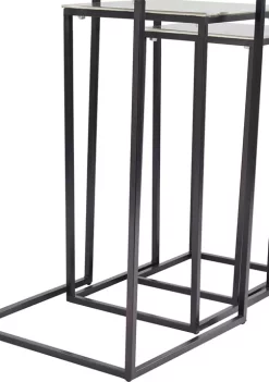 Best Sale 🔥 Contemporary Aluminum Accent Table - Set of 3 by Monroe Lane ✨ -Monroe Lane Sales Belk 24935