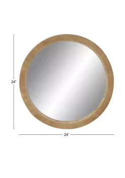 Flash Sale ⭐ Contemporary Wood Wall Mirror by Monroe Lane ⭐ -Monroe Lane Sales Belk 24969