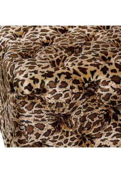 Best deal 👍 Glam Wood Ottoman by Monroe Lane 👍 -Monroe Lane Sales Belk 24987