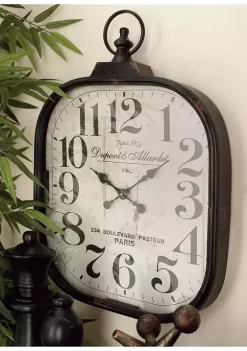 Best Pirce 🎉 Vintage Metal Wall Clock by Monroe Lane 👍