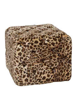 Best deal 👍 Glam Wood Ottoman by Monroe Lane 👍 -Monroe Lane Sales Belk 24990