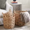 Wholesale 🔔 Coastal Fabric Storage Basket - Set of 3 by Monroe Lane 🌟