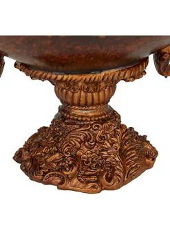 Buy 🎉 Traditional Polystone Decorative Bowl by Monroe Lane 👍 -Monroe Lane Sales Belk 25054