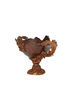 Buy 🎉 Traditional Polystone Decorative Bowl by Monroe Lane 👍 -Monroe Lane Sales Belk 25056