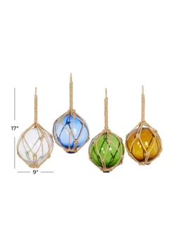 Top 10 🧨 Coastal Glass Sculpture - Set of 4 by Monroe Lane 😍 -Monroe Lane Sales Belk 25062