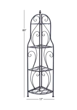 Discount 🤩 Traditional Metal Bakers Rack by Monroe Lane ⭐ -Monroe Lane Sales Belk 25080
