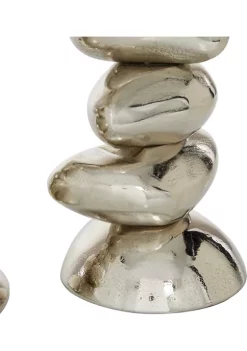 Cheapest 🎉 Contemporary Aluminum Candle Holder - Set of 2 by Monroe Lane 😍 -Monroe Lane Sales Belk 25090