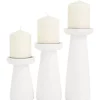 Best deal 🛒 Modern Mango Wood Candle Holder - Set of 3 by Monroe Lane 😉