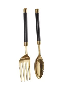 Best Sale 🧨 Eclectic Aluminum Wall Decor - Set of 2 by Monroe Lane 🔥 -Monroe Lane Sales Belk 25138