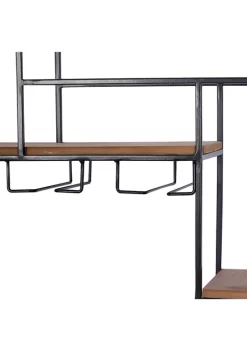 Cheap 😍 Contemporary Metal Wall Wine Rack by Monroe Lane 😉 -Monroe Lane Sales Belk 25142