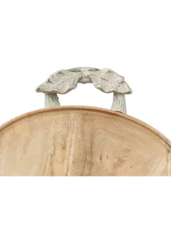 Brand new 🧨 Farmhouse Mango Wood Tray - Set of 3 by Monroe Lane 👏 -Monroe Lane Sales Belk 25148