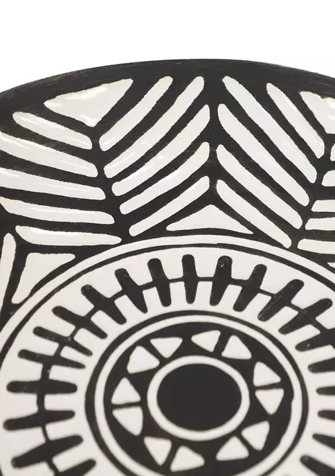 Promo ⭐ Ceramic Eclectic Wall Decor - Set of 2 by Monroe Lane ⌛ 3 Promo ⭐ Ceramic Eclectic Wall Decor - Set of 2 by Monroe Lane ⌛ - Image 3