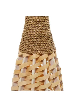 Wholesale 🔥 Bohemian Seagrass Vase by Monroe Lane 👏 -Monroe Lane Sales Belk 25225