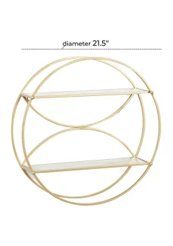 Wholesale 🛒 Contemporary Metal Wall Shelf by Monroe Lane 👍 -Monroe Lane Sales Belk 25249