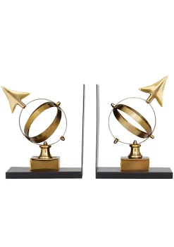 Brand new ❤️ Nautical Stainless Steel Bookends - Set of 2 by Monroe Lane 🌟