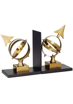 Brand new ❤️ Nautical Stainless Steel Bookends - Set of 2 by Monroe Lane 🌟 -Monroe Lane Sales Belk 25281