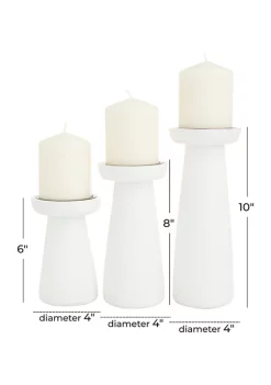 Best deal 🛒 Modern Mango Wood Candle Holder - Set of 3 by Monroe Lane 😉 -Monroe Lane Sales Belk 253