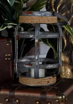 Brand new 😍 Industrial Metal Lantern by Monroe Lane 🔥 -Monroe Lane Sales Belk 25300