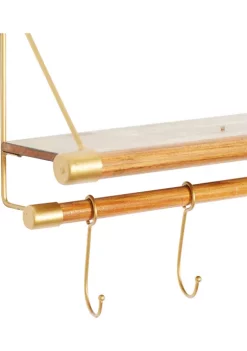 Budget 🥰 Contemporary Wood Wall Hook by Monroe Lane 😍 -Monroe Lane Sales Belk 25307