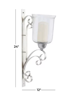 Buy ✨ Traditional Metal Wall Sconce by Monroe Lane 😀 -Monroe Lane Sales Belk 2533