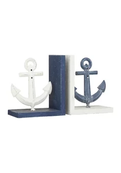 Cheapest 🔥 Nautical Metal Bookends - Set of 2 by Monroe Lane 🔔 -Monroe Lane Sales Belk 25353