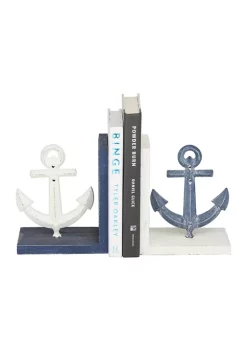 Cheapest 🔥 Nautical Metal Bookends - Set of 2 by Monroe Lane 🔔 -Monroe Lane Sales Belk 25354