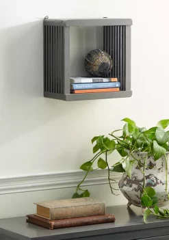 Deals ✔️ Gray Wood Contemporary Wall Shelf by Monroe Lane 😉 -Monroe Lane Sales Belk 25367