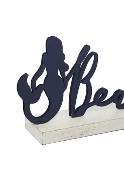 Promo ⌛ Coastal Metal Decorative Sign by Monroe Lane 🧨 -Monroe Lane Sales Belk 25391