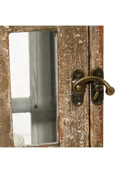 Top 10 🧨 Rustic Wood Candle Lantern - Set of 2 by Monroe Lane 🛒 -Monroe Lane Sales Belk 2540