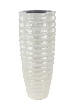 Deals 🎉 Coastal Capiz Shell Vase by Monroe Lane ⭐ -Monroe Lane Sales Belk 25497