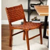 Deals 🔥 Contemporary Teak Wood Dining Chair - Set of 2 by Monroe Lane 🤩