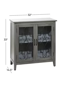 Promo 💯 Contemporary Wood Cabinet by Monroe Lane ⌛ -Monroe Lane Sales Belk 25515