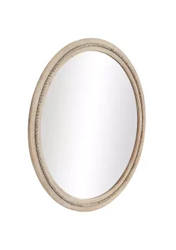 New ✔️ Bohemian Wood Wall Mirror by Monroe Lane 🎁 -Monroe Lane Sales Belk 25529